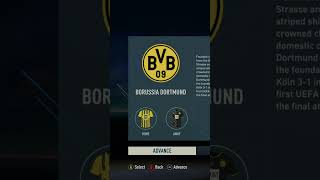 Why you Should do a Dortmund Career Mode on FIFA 23 shorts [upl. by Yrakaz]