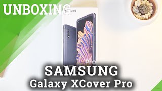 Unboxing of SAMSUNG Galaxy XCover Pro – First Impression  Overview [upl. by Travax282]