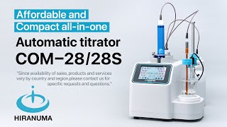 HIRANUMA Automatic Titrator COM2828S [upl. by Naxor494]