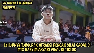 Pencak silat gagal Mts Hasyim Asyari Viral di tiktok [upl. by Neirrad]