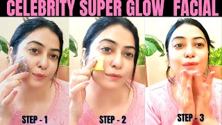 Celebrity Glow secret FacialGet 5 Shades Fairer Tight Skin works 💯 skinwhitening skinlightening [upl. by Llerat110]