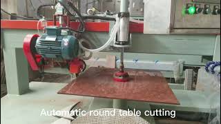 Sintered stone countertop makingautomatic cutting and edging [upl. by Dorsey]