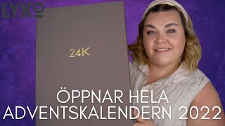 ÖPPNAR LYKO 24K ADVENTSKALENDER 2022 [upl. by Anahsit]