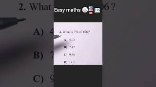 Easy maths  HS maths maths viral trending percentag [upl. by Marcelline130]