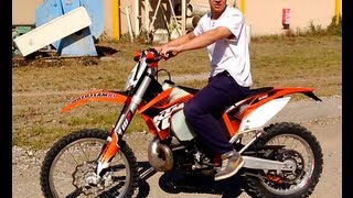 KTM 250 exc 2012  Test Drive [upl. by Anitsrhc]