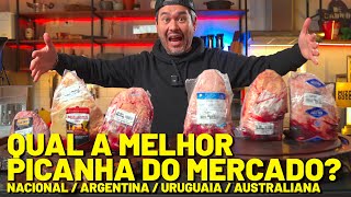 Qual será a melhor picanha do mercado⁉️ Nacional Argentina Uruguaia ou Autraliana‼️ [upl. by Simonne922]