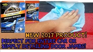 Review ArmorAll Ultra Shine Wash Wipes Waterless car wash [upl. by Ahsenahs]