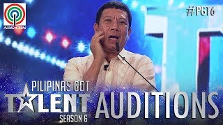 Pilipinas Got Talent 2018 Auditions Cresencio  Estremos Jr  Impersonation [upl. by Lothar]