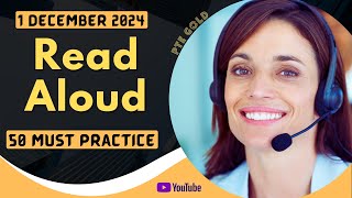 PTE Read Aloud  DECEMBER 2024  MUST PRACTICE [upl. by Tracy361]