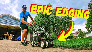 The SECRETS To A PERFECTLY EDGED LAWN [upl. by Ennovad]