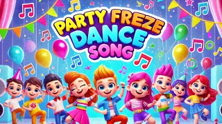 Party Freeze dance song for kids NurseryRhymes KidsSongs dance action song [upl. by Arotal]