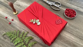 Gift Wrapping  Christmas Gift Wrapping Ideas Twisted Pleats [upl. by Sethi]