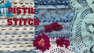 How To Pistil Stitch Hand Embroidery [upl. by Ylrebma]