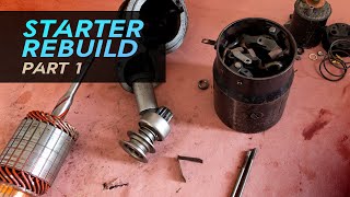 How To Rebuild A GM Starter  Part 1 of 2 [upl. by Andee]