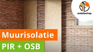 Zelf een buitenmuur isoleren van binnenuit  muur isolatie met PIROSB  De Isolatieshop [upl. by Oag]