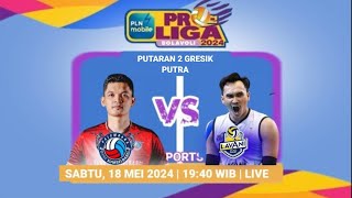 🔴LIVE  PALEMBANG BANK SUMSEL BABEL VS LAVANI  PROLIGA VOLLEYBALL 2024 [upl. by Eillak]