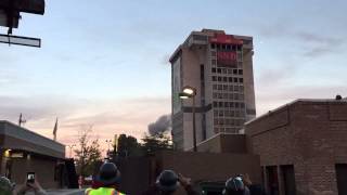 Impresionante demolición de un edificio en Atlanta [upl. by Renruojos]