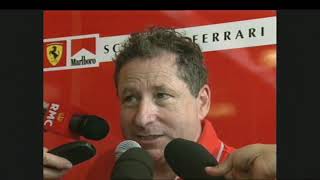 F1 Ungheria 2001  Intervista Jean Todt dopo il Gran Premio [upl. by Oab]