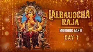 Lalbaugcha Raja  Morning Live Aarti  Lalbaugcha Raja Aarti Samuha  Ganesh Chaturthi 2024 [upl. by Conyers]