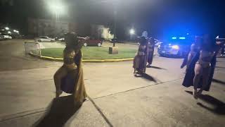 Alcorn State Golden Girls Marching Out MVSU 2024 [upl. by Etnuaed]