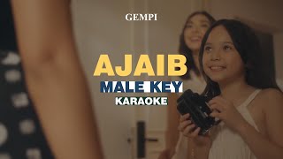 KARAOKE Gempi  Ajaib MALE KEY [upl. by Einahpad247]