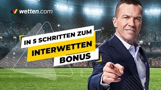 Interwetten Erfahrungen ampT est 2021In 5 Schritten zum Interwetten Bonus bei wettencom [upl. by Cadell]