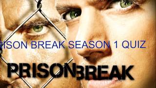 Prison Break Season 1 Quiz [upl. by Longley142]