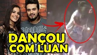 EMILLY DANÇANDO COM LUAN SANTANA  CAMPEÃ DO REALITY AINDA CURTIU IATE COM MAYLA E AMIGOS [upl. by Wanyen]