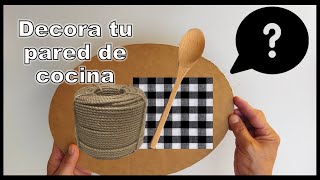 IDEAS PARA DECORAR LA PARED DE TU COCINA  Manualidades para la cocina  ideias para cozinha [upl. by Ylluz]