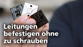 Klebesockel Kabel befestigen ohne bohren oder schrauben FAQ DE [upl. by Epuladaugairam396]