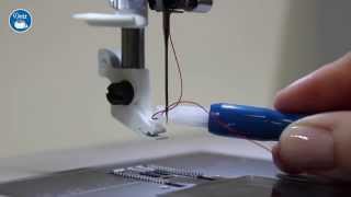 How to use a Dritz Machine Needle Inserter amp Threader [upl. by Eilatam]