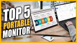 Top 5 Best Portable Monitor 2025  Best Portable Monitor for Laptop amp Gaming [upl. by Aicnetroh940]