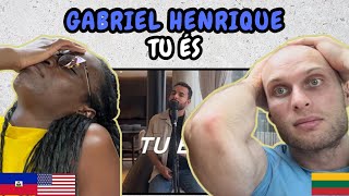 REACTION TO Gabriel Henrique  Tu És  FIRST TIME HEARING [upl. by Tarabar]