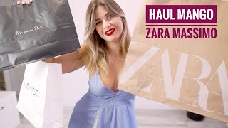 HAUL MANGO ZARA MASSIMODUTTTI 💗 ️ME PRUEBO TODO  2023 [upl. by Marden]