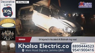 04 Injured In Accident At Bishnah ring road [upl. by Natsreik]