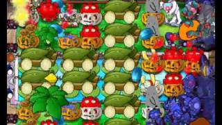 Plants vs zombies survival endless easter mod [upl. by Telrats]