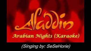 Arabian Nights Aladdin  Cover Version Singing by me O [upl. by Adair167]