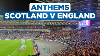 SPINE TINGLING National Anthems  SCOTLAND 13 ENGLAND  150th Anniversary Heritage Match [upl. by Isnyl]