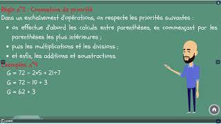 5e Enchaînement dopérations 3 Priorités opératoires [upl. by Arleta]