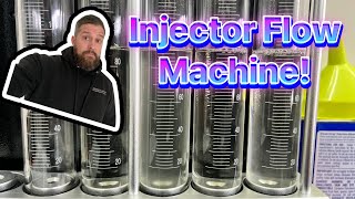 Injector Flow and ultra sonic cleaner machine [upl. by Ahsikan720]