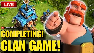 CAN WE REACH 50K CLAN GAMES LIVE  🎯🔥 Coc Live  base visit  Live  Clash of clans liv [upl. by Emerald]