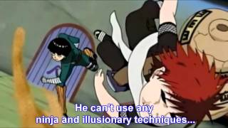 Gaara vs Rock Lee quotDeterminationquot Naruto Trailer English Version [upl. by Retsam]