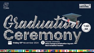 Daystar University 47th Graduation Ceremony [upl. by Eyma791]