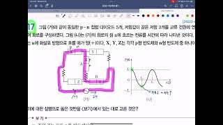 2025 수능특강 물리1 6강 3점 17번 풀이반도체 [upl. by Cybill]