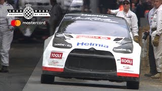 Oliver Solberg Craziest FOS shootout run ever in DS 3 WRX [upl. by Arreit]