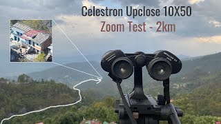 Celestron Upclose 10X50 Binoculars  Sharpness amp Zoom test [upl. by Aerb]