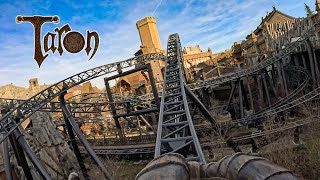 Taron 4K Front Seat POV  Phantasialand [upl. by Ellehcor428]