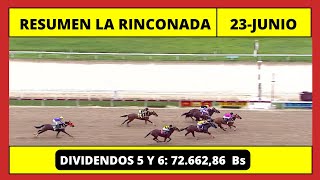 RESUMEN COMPLETO 👉 LA RINCONADA INH hoy Domingo 23 DE JUNIO 2024 [upl. by Enimassej]