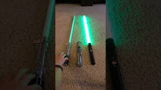 Green neopixel lightsabers￼ [upl. by Adliwa]