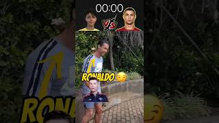 Ronaldo react her family sprint 🥶🥶 football ronaldo messi trending ytshorts [upl. by Shannen]